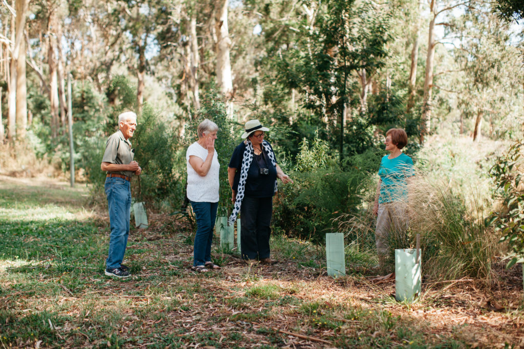 Members of the Yinnar South Landcare Group